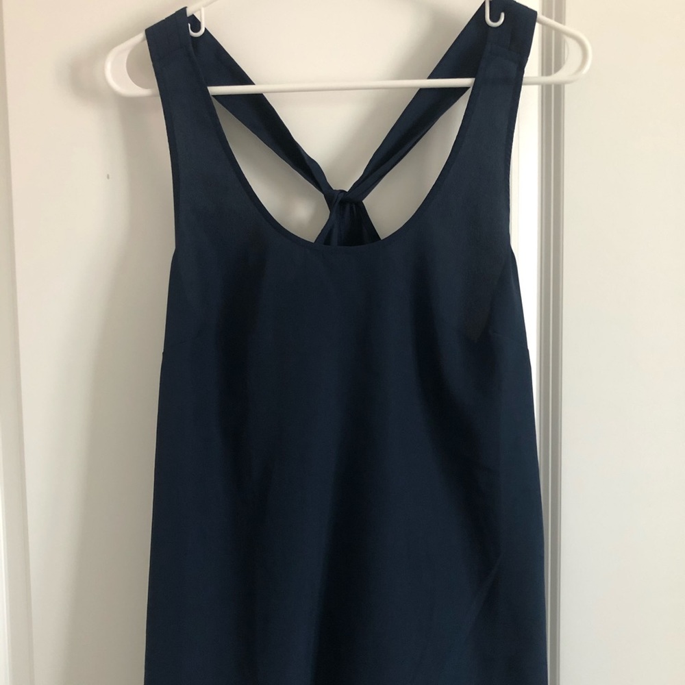J Crew Midnight Blue Tank Top